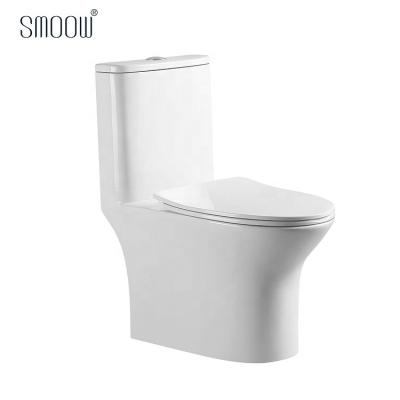 China Double-Flow Ceramic Sanitaryware Bathroom Toilet CE Floor Standing Toilet for sale