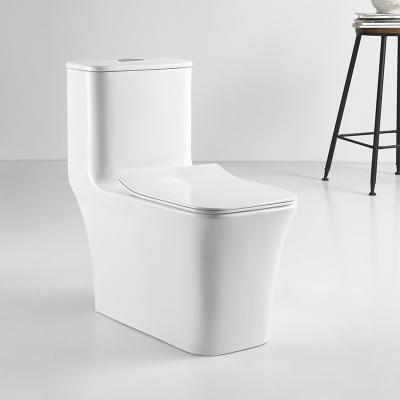 China White china siphonic one-piece toilet human closestool Double-flow purchase merchandise for sale