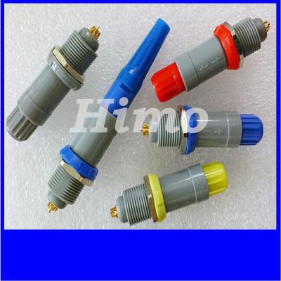 China 1P series plastic push pull connector redel compatible PAGPKG for sale