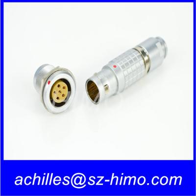 China IP50 electronic military push pull connector 6 pin circular plug and socket for sale