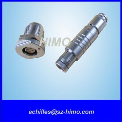 China wholesaler 4pin 5pin 7pin self-locking ODU F series male plug fixed receptacle connector for inspection equipment for sale