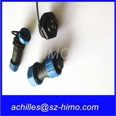 China M13 M17 Weipu self-locking waterproof connector IP68 compatible for sale