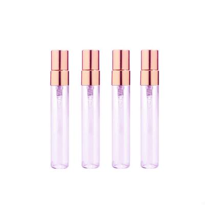 China Sample Glass Tester Personal Care 3ml 5ml 10ml 15ml Cylinder Spray Glass Vial Bottle For Perfume for sale