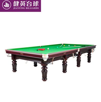 China Leather Pocket Made In China Standard Size Snookers Mesas De Billlar International Billiard Table for sale