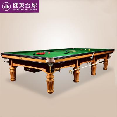 China Cheapest Price 11ft Wood Footpool Billiard Table High Quality Leather Pocket Snooker Table for sale