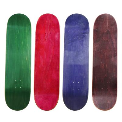 China 100% Canadian Adult Hard Maple Skateboard Decks Wholesale Custom White 7 Ply Skateboard Deck With Concave for sale