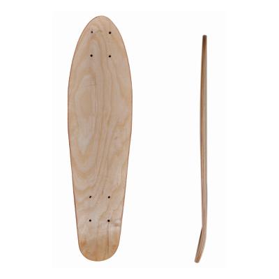 China Adult Northeast China Land Surfboard Maple Fish Cruiser Deck White Custom OEM for sale