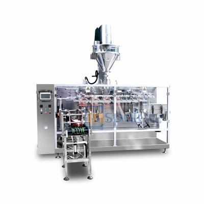 China HP-210 Automatic Food Protein Powder Pouch Packing Machine With Scoop Inserting for sale