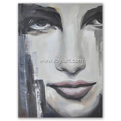 China Environmental materials subtract portrait oil painting change style for sale