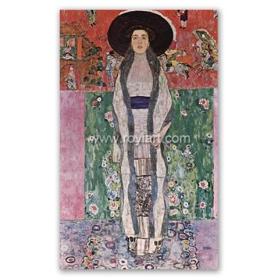 China ROYI ART Materials Environmental Oil Painting Reproduction Adele Bloch-Bauer II Portrait Art Klimt for sale