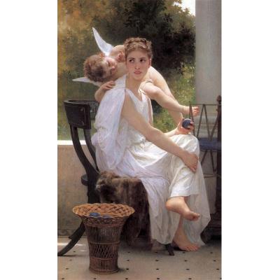 China Environmental Materials Oil Painting Reproduction On Canvas The Two Bathers 1884 By William Adolphe Bouguereau for sale