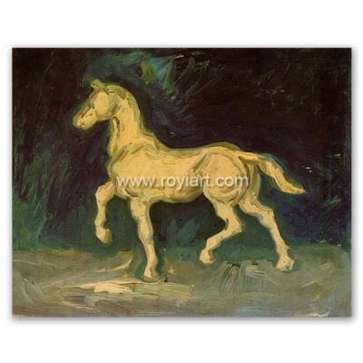 China Environmental materials plaster statuette of a horse art painting by Vincent Willem van Gogh for sale