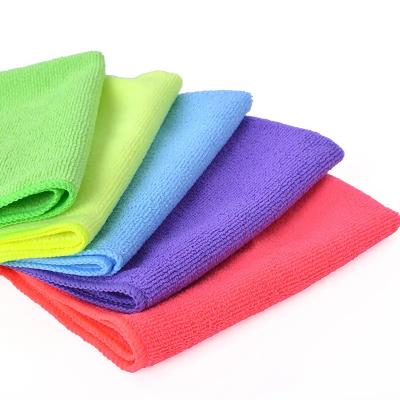 China Free Sample Sustainable Jiuli Kitchen Restaurant Colored Printed Hand Towels Wholesale Cleaning Cloth for sale