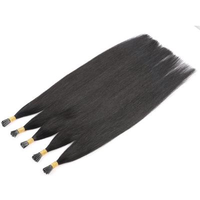 China Good Quality Silky Straight Wave I Tips Raw Indian Cuticle Aligned Hair Extension for sale