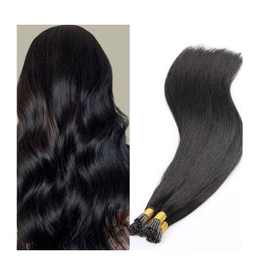 China Premium Quality Indian Remy Hair Extensions Straight I Tip Cuticle Intact for sale