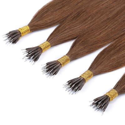 China Kinky Curl Ring Human Hair Extensions Cabello Nano High Quality Natural, Customized Balayage for sale