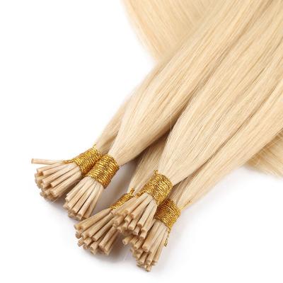 China 100% Hot Selling High Quality Remy I Keratin Hair Curl Tip Curly Hair Extension for sale