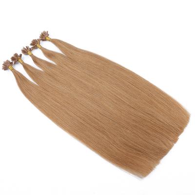 China Hot Sale Remy Keratin Human Hair Extensions Wholesale U/I/V Tip Silky Straight Hair Extensions Natural Wave for sale