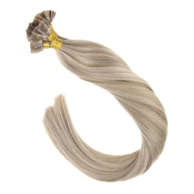 China Fasimei Remy Human Hair Flat I V U Silky Straight Russian Tip Double Wave Hair Extensions for sale