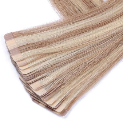 China Wholesale Silky Straight Wave Tape In Hair Extensions 100human Hair Products Hair Extensions for sale