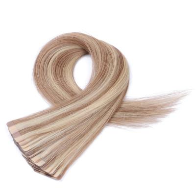 China Wholesale Balayage Color Virgin Hair Vendors Hair Silky Straight Wave Tape In Extensions Hair Extensions for sale