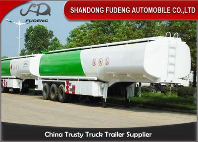 China Storage Oil Tank Semi Trailer With 4 Compartments / Fuel Tanks Semi Trucks  for sale