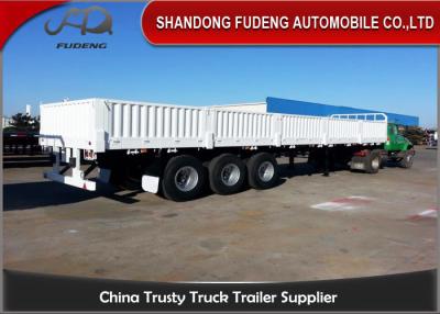 China Container Side wall semi trailer 20ft & 40ft cargo semi trailer with twist lock for sale