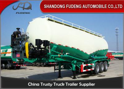 China 50 CBM 55 CBM 60 CBM de Bulk van het de Aanhangwagen bulkcement van de Cementtanker tanker van de het poederlading Te koop