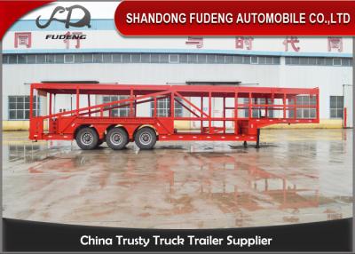 China Auto-Transporter-Anhänger der Drei-Achsen-10, Selbstfahrzeug-Transport-Anhänger zu verkaufen