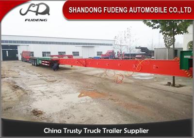 Chine Fudeng a adapté le long transport aux besoins du client de machine de construction de basse remorque extensible de lit à vendre