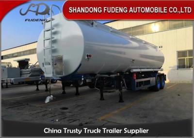 China 3 assen 50000 Liter van de Brandstoftanker Semi Aanhangwagen 4 CompartimentenKoolstofstaal Te koop