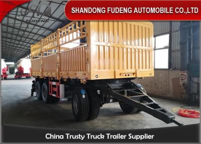 China Transport-trockene Fracht 20 Zugstange-Anhänger Ft H Strahln-Q345B zu verkaufen