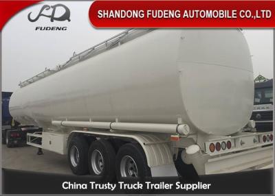 China 4 Compartment 3 Axles 40000L Fuel Tanker Semi Trailer Te koop