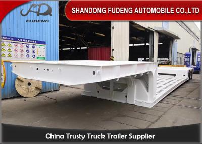 China 13*3*1.65m 6 Axles Steel 100T Hydraulic Low Bed Trailer for sale