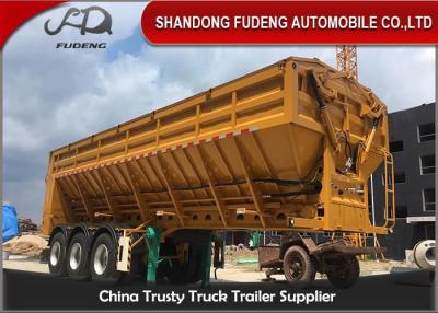 China 3600MM 3 Dump-halb Anhänger Axle Steel Conveyor Belts 60T zu verkaufen