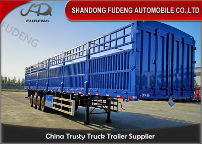 China De Ladings Semi Aanhangwagen van het veevervoer 50T Dropside Te koop