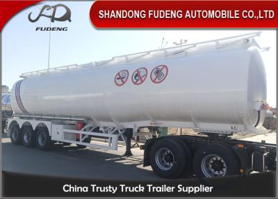 China Benzineolie 6 de Brandstoftanker van het Compartimenten42000l Aluminium Te koop