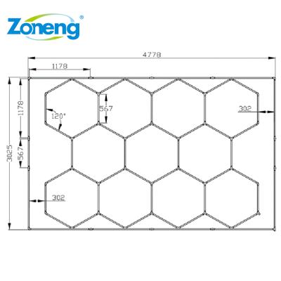 China Hot Selling High Quality Car Workshop Car Detailing Led Garage Light Light for sale