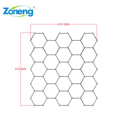 China Wholesale High Quality Car Workshop Cheap Retail Led Hexagon Light Led Light Retail for sale