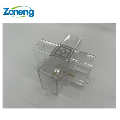 China Easy Installation Easy Plug In And High Transparent PC Y Connectors For Hexagon Detailing Light for sale