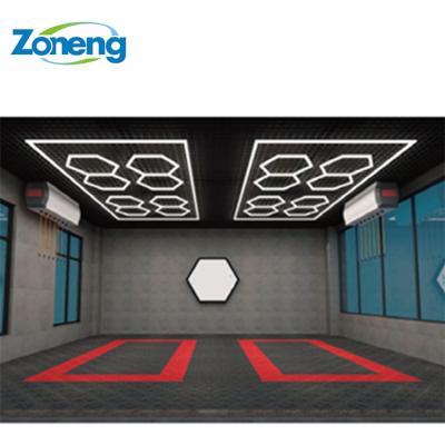 China Customized High Quality Car Repair Maintenance Shop Garage Ceiling Led Hex Rectangular Light ZT1018 for sale