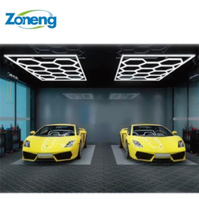 China Factory Sales Luxury Car Repair Shop Garage Parking Lot Ceiling Led Hex Rectangular Lights for sale