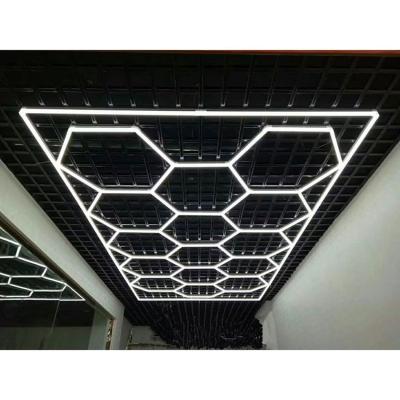 China Supplier Luxury Professional Car Repair Shop Parking Ceiling Led Hex Rectangular Light for sale