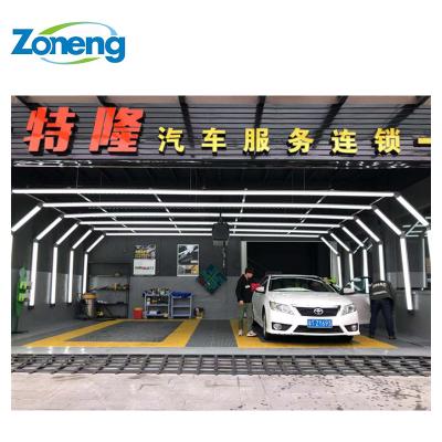 China Car Factory Custom Designed 8m Wide Under Car Garage LED Tunnel Light For 2 CARS for sale