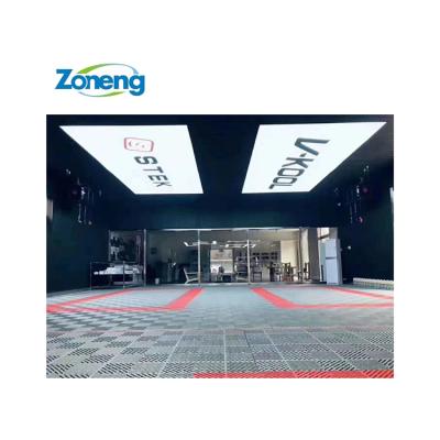 China Seamless and easy installation factory direct sales car repair and maintenance store ceiling led film rectangular soft lamp for sale