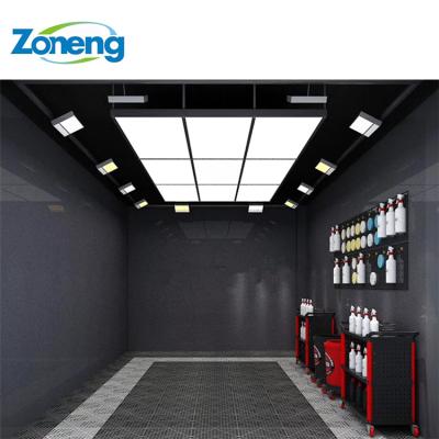 China Factory wholesale seamless and easy installation ceiling led panel light car repair maintenance shop station rectangular light for sale