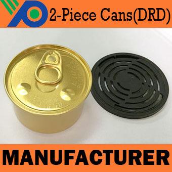 China Wide Open Drawing Metal Cans DRD Cans for sale