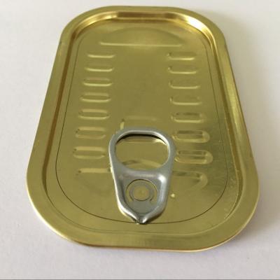 China 604 125*83 mm Irregular Shape Refillable Aluminum Easy Open Ends for sale