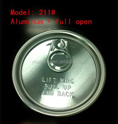 China 211# (65.3mm) Tennis Ball Child Safe Aluminum Wide Open Covers for sale