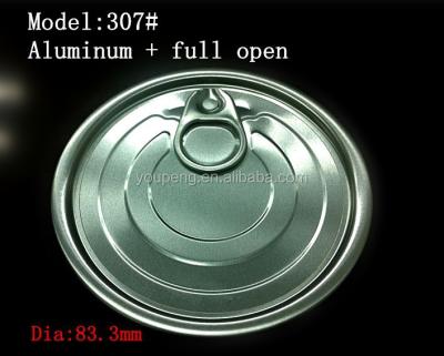 China 307# (83.3mm) Aluminum Child Safe Wide Open Easy Open Lids for sale